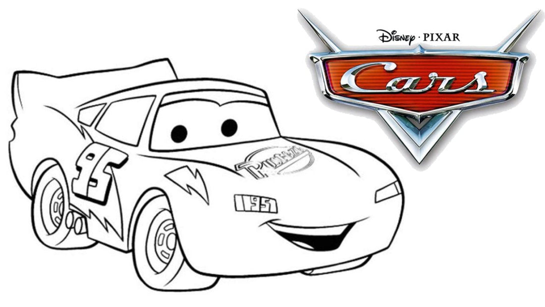 Coloriages Cars Flash McQueen à imprimer
