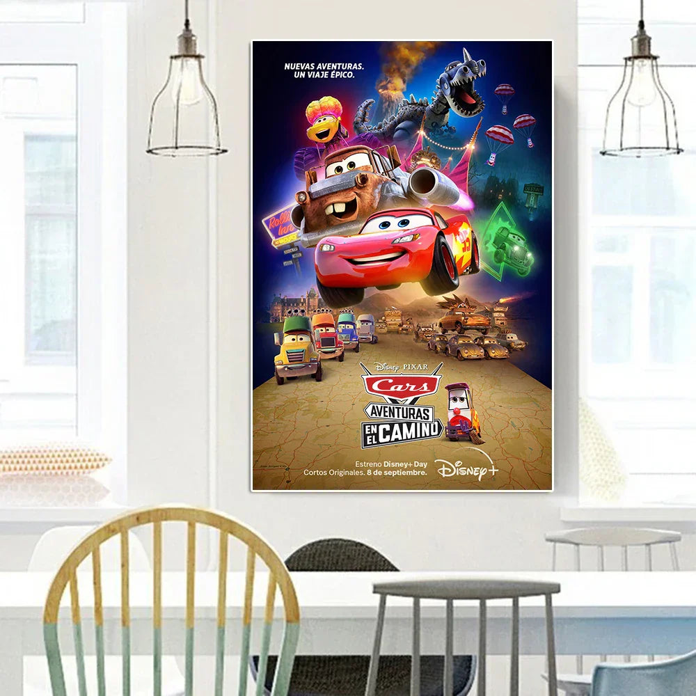 Poster Cars McQueen et ses Amis à Radiator Springs
