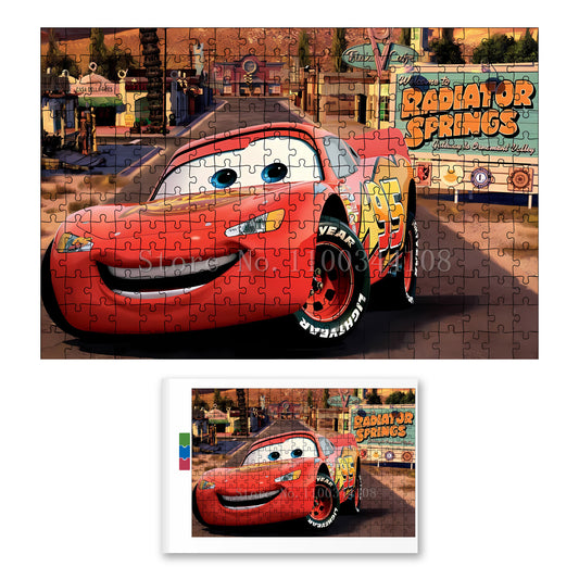 Puzzle Cars Flash McQueen à Radiator Springs