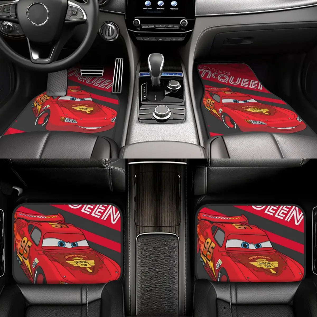 Tapis de Sol Cars pour Voiture - Regard de McQueen